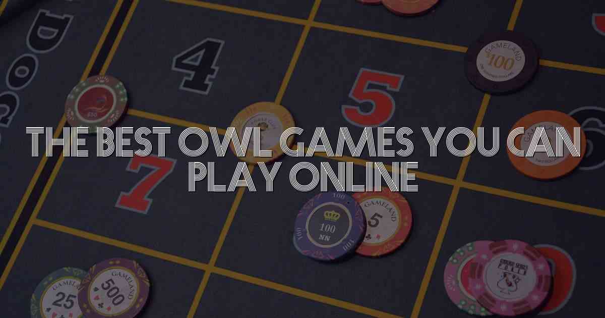 The Best Owl Games You Can Play Online